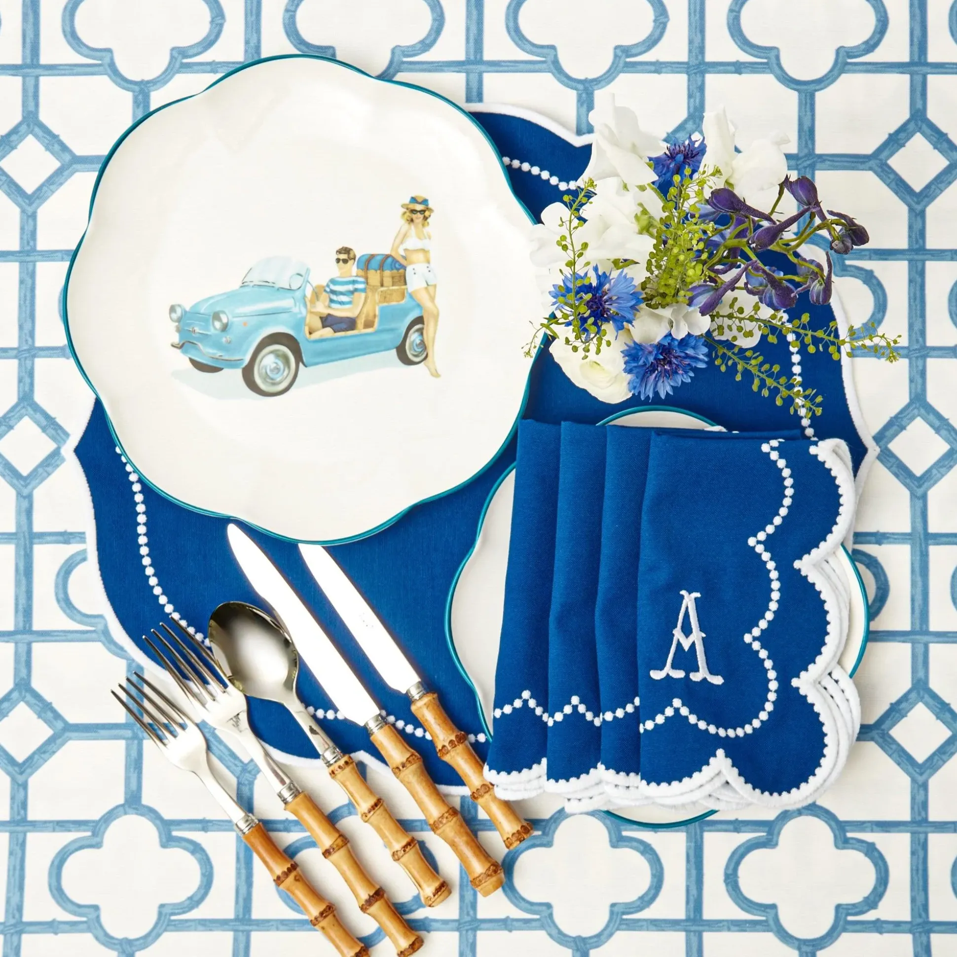Fiat Jolly Dinner & Starter Plates (Set Of 8)