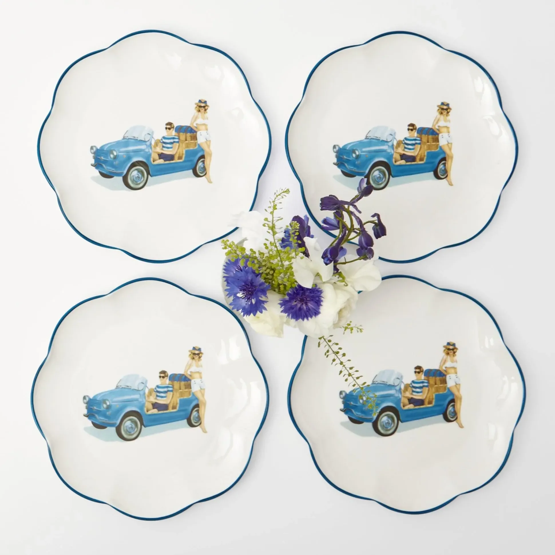 Fiat Jolly Starter Plates (Set Of 4)