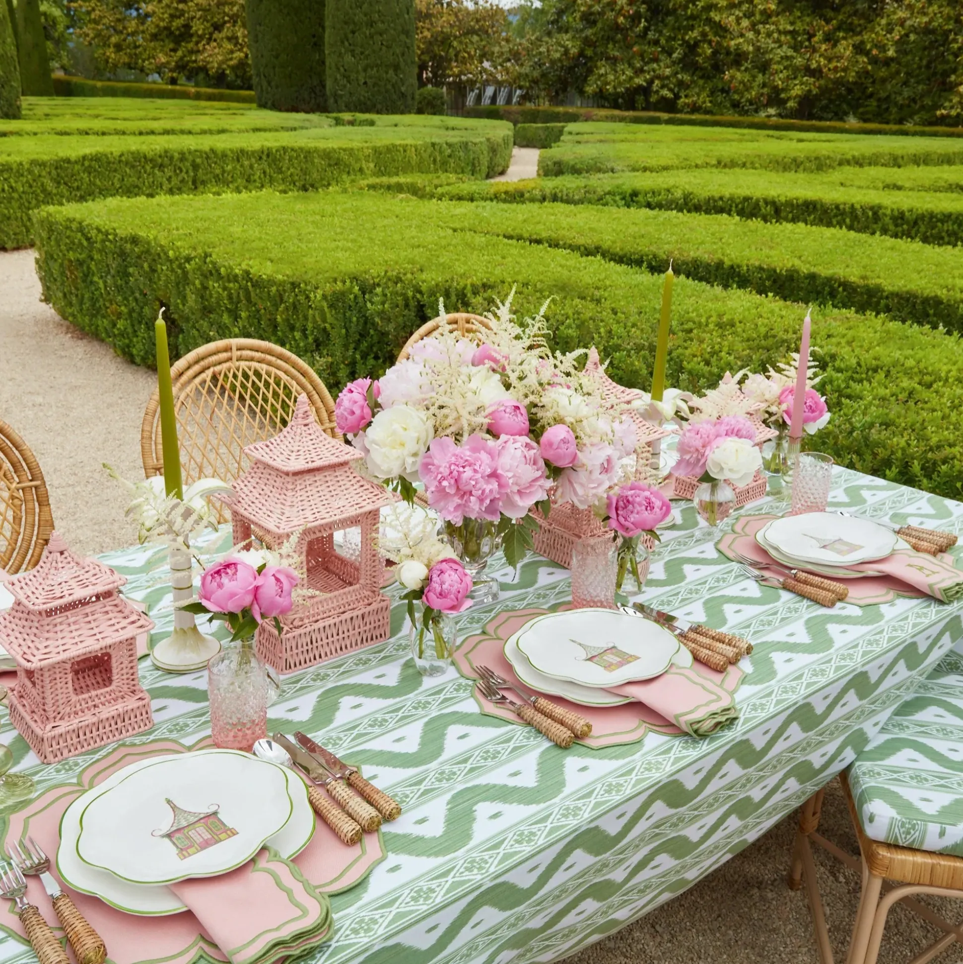 Fleur Pink Placemats (Set Of 4)