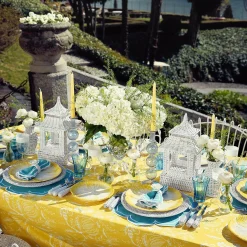 Fleur Turquoise Placemats (Set Of 4)