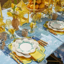 Fleur Yellow Napkins (Set Of 4)