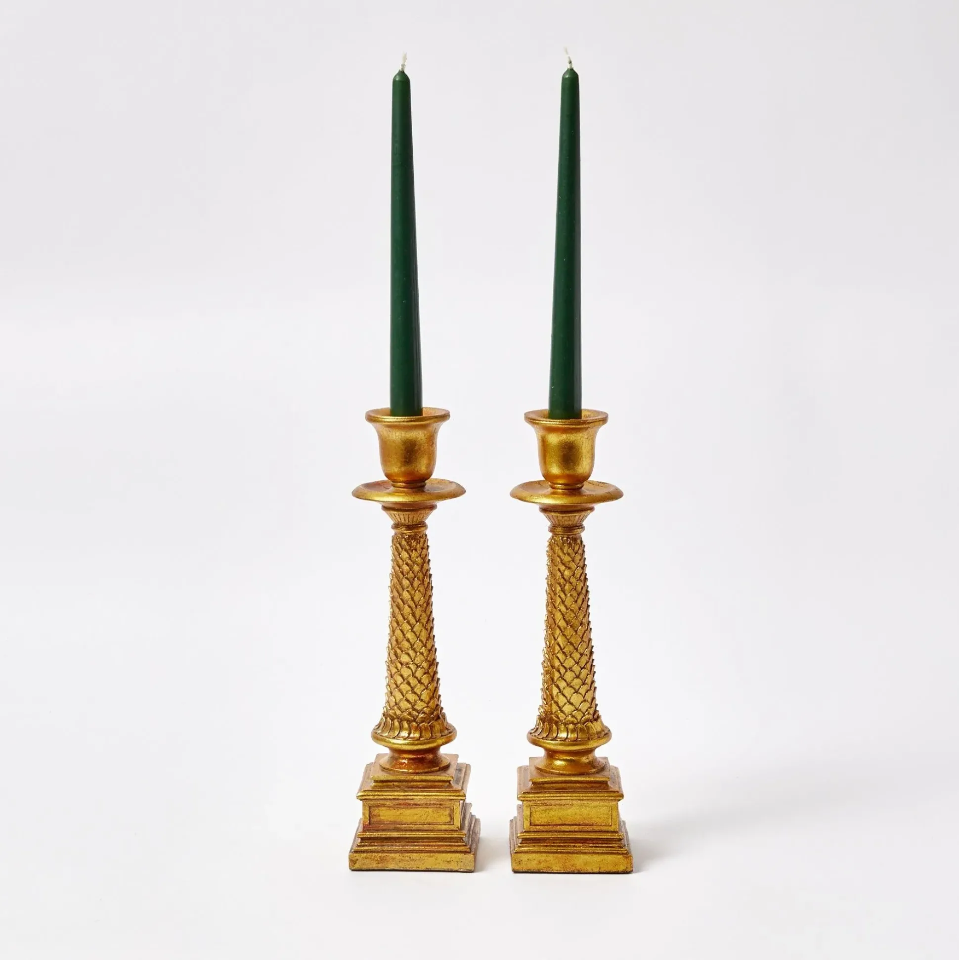 Forest Green Candles (Set Of 8)