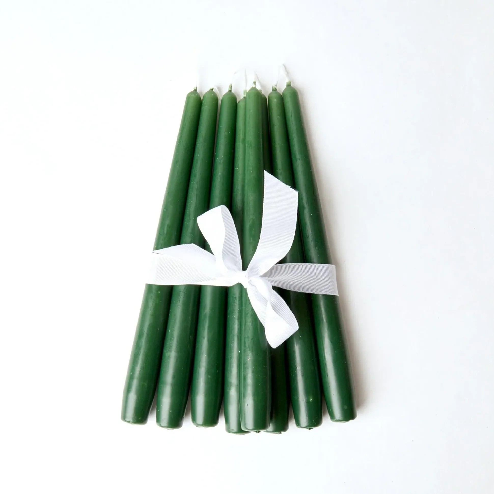 Forest Green Candles (Set Of 8)