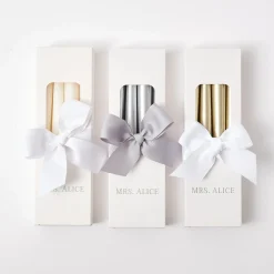 Gold Candles (Set Of 8)