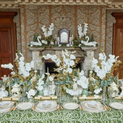Gold Garland Dinner Plates (Set Of 4)