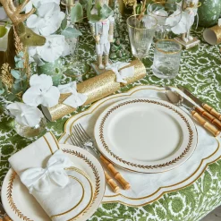 Gold Garland Dinner Plate