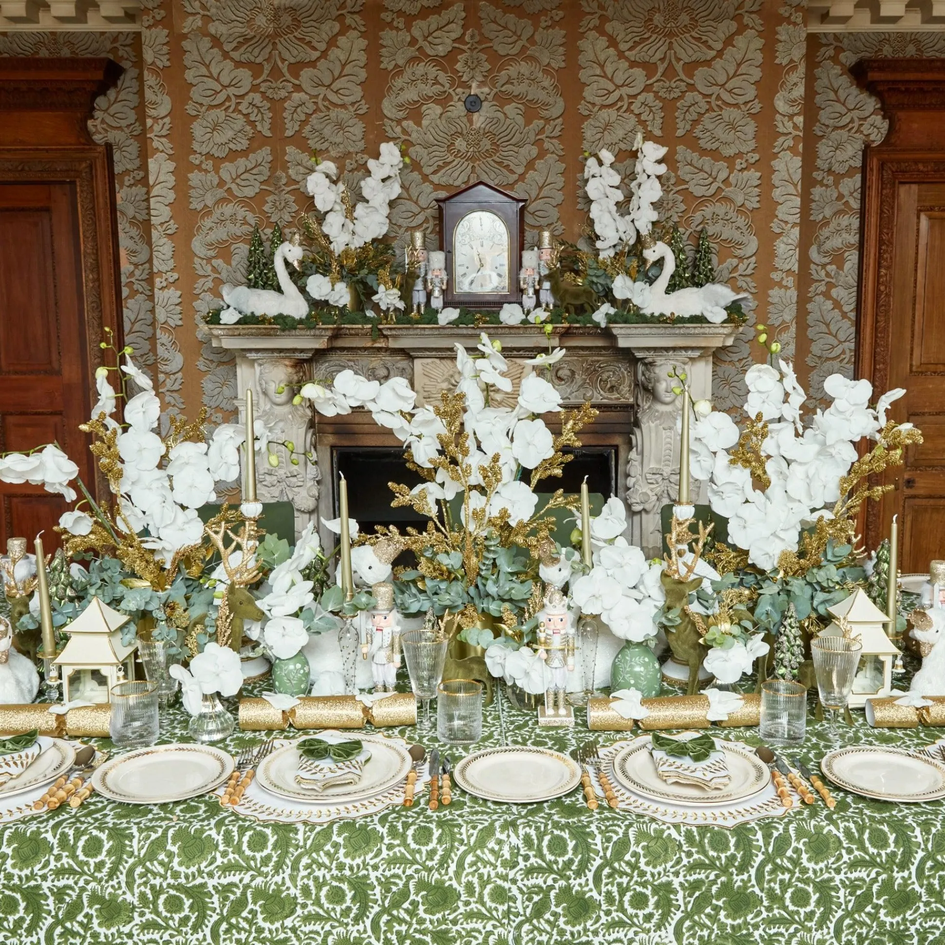 Gold Garland Starter Plate