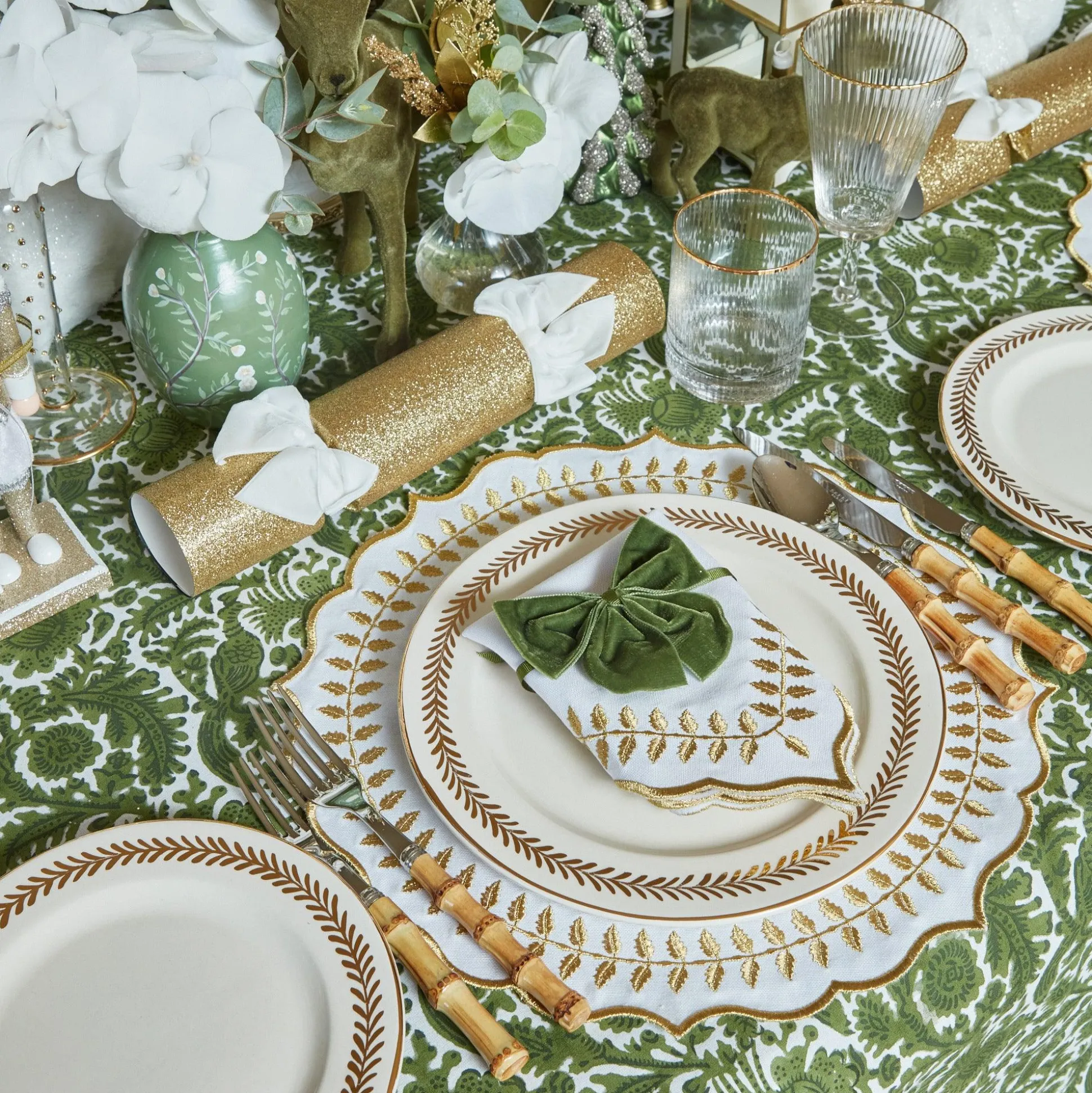 Gold Garland Starter Plate