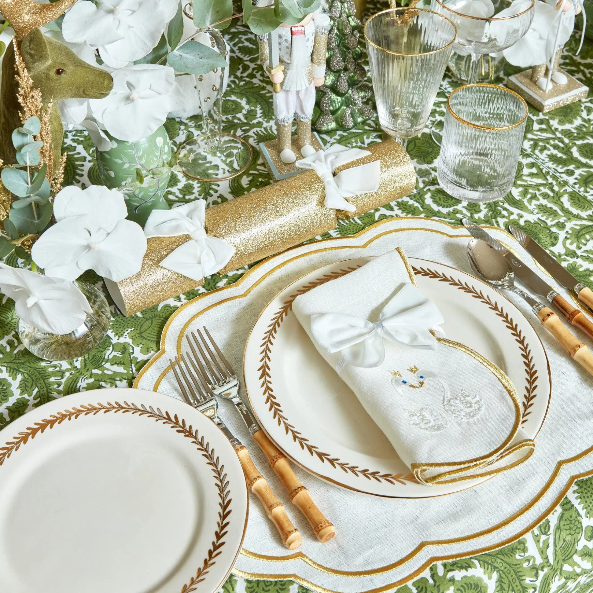 Gold Garland Starter Plate