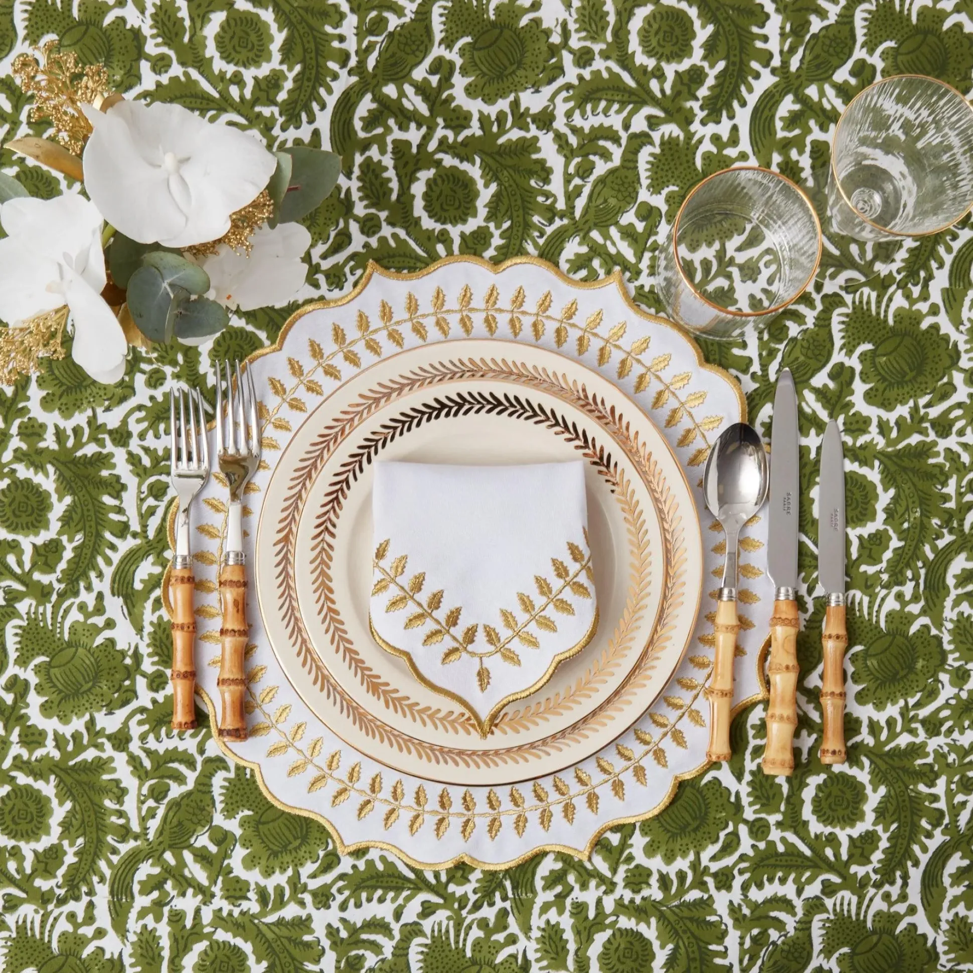 Gold Garland Starter Plate