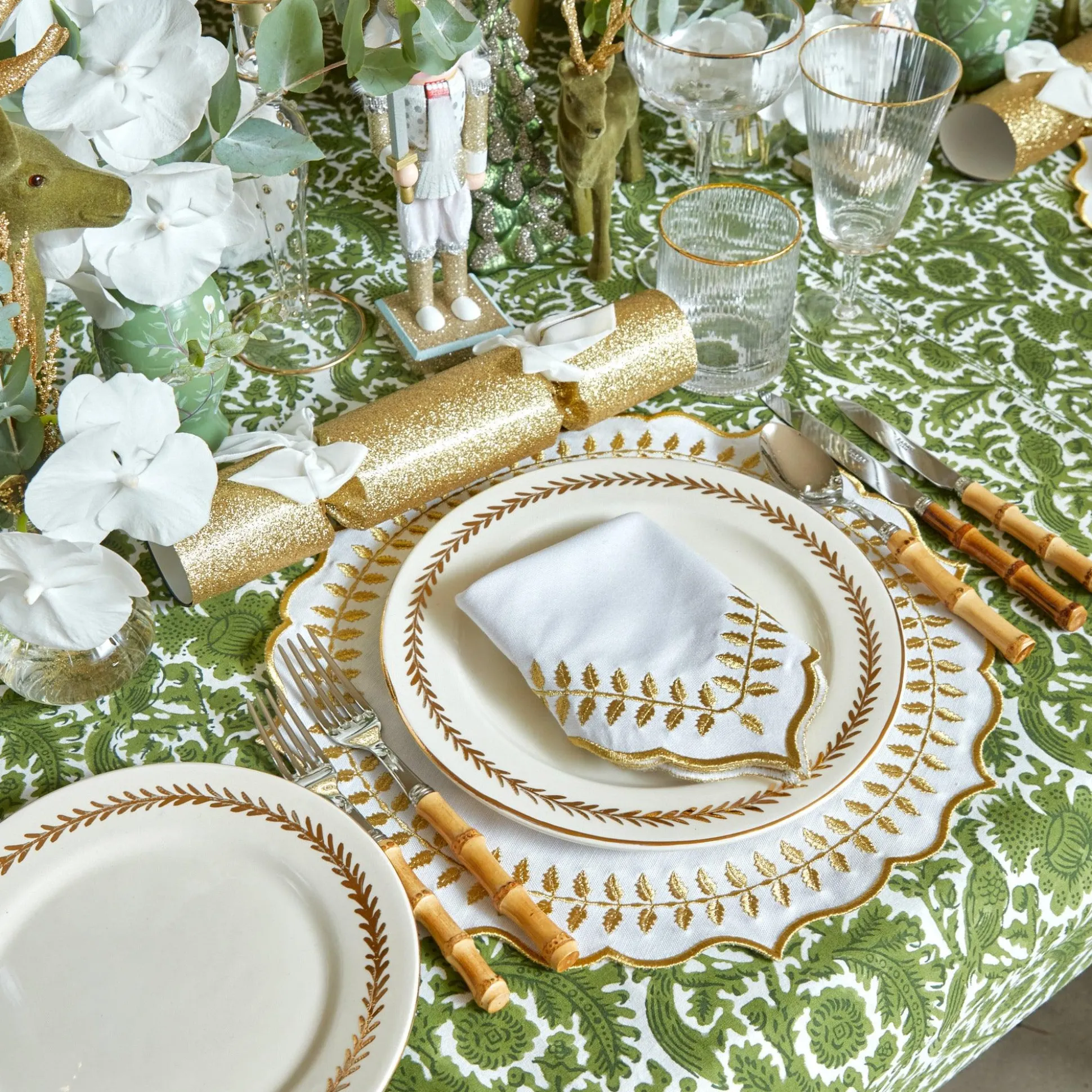 Gold Garland Starter Plates (Set Of 4)