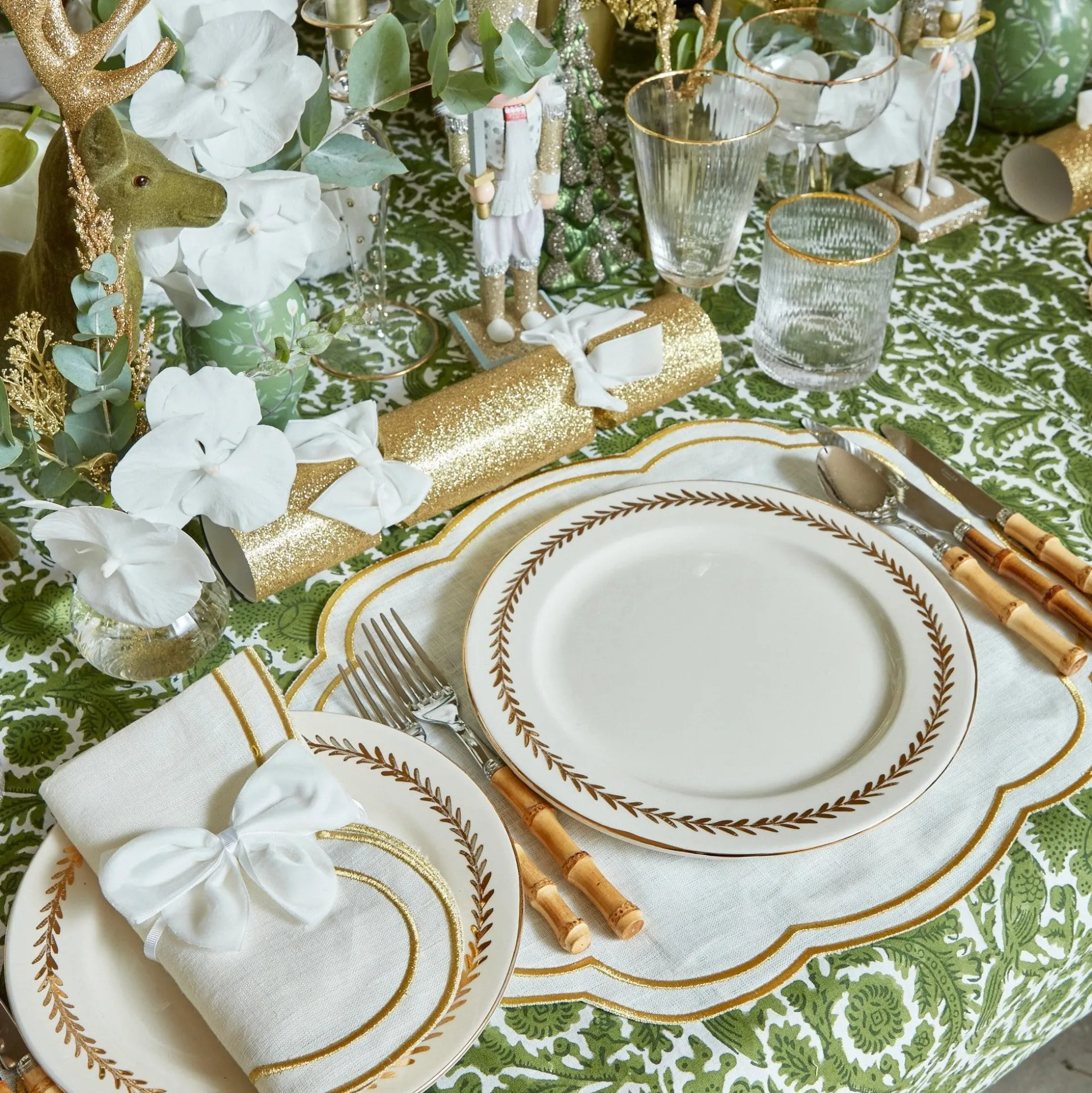 Gold Garland Starter Plates (Set Of 4)