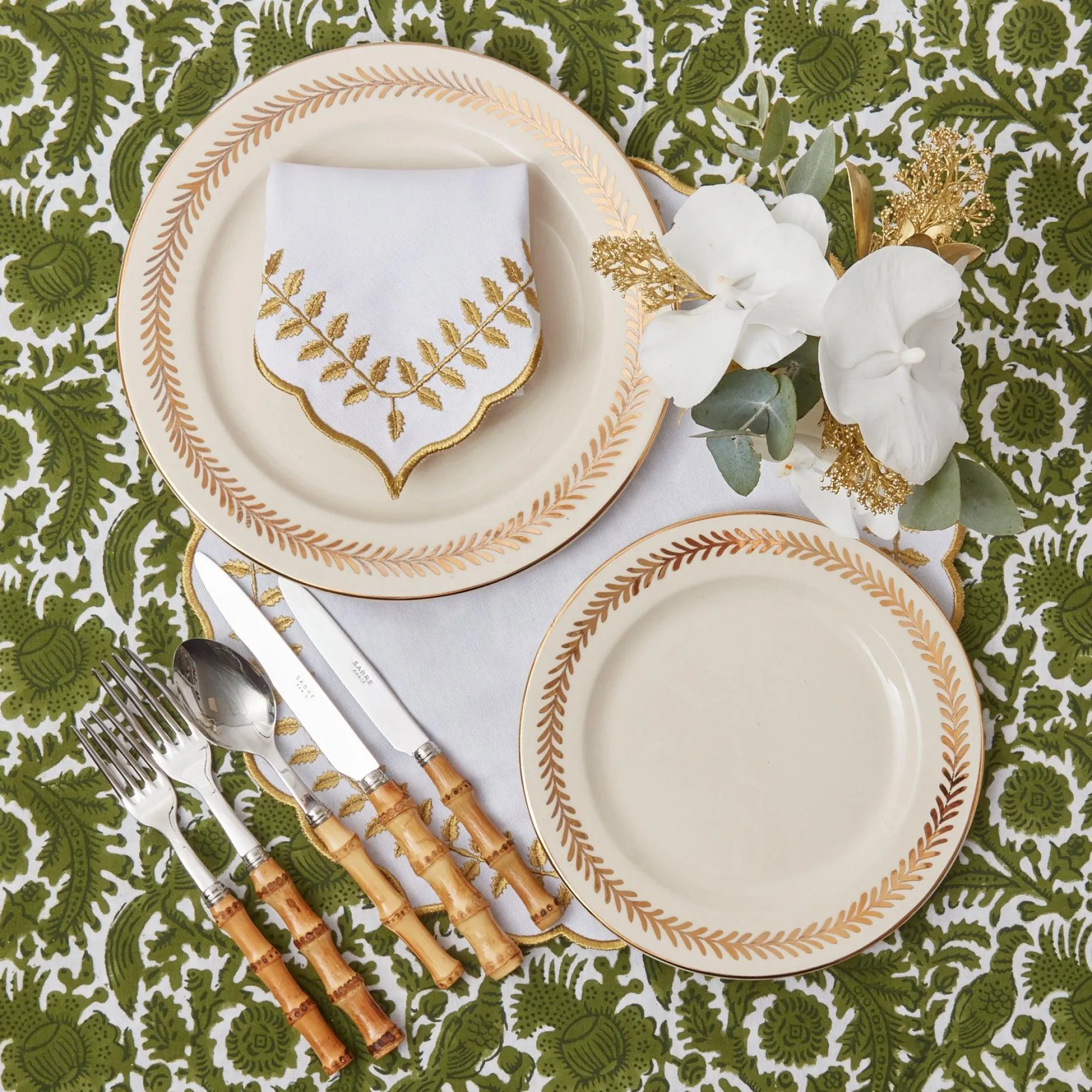 Gold Garland Starter Plates (Set Of 4)
