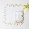Gold Snowflake Napkins (Set Of 4)
