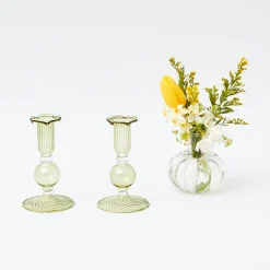 Green & Yellow Parrot Candlescape