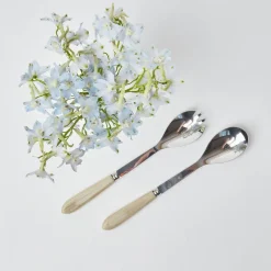 Grey Horn Salad Servers