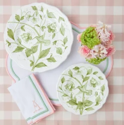 Hand Painted Hummingbird Dinner Plate
