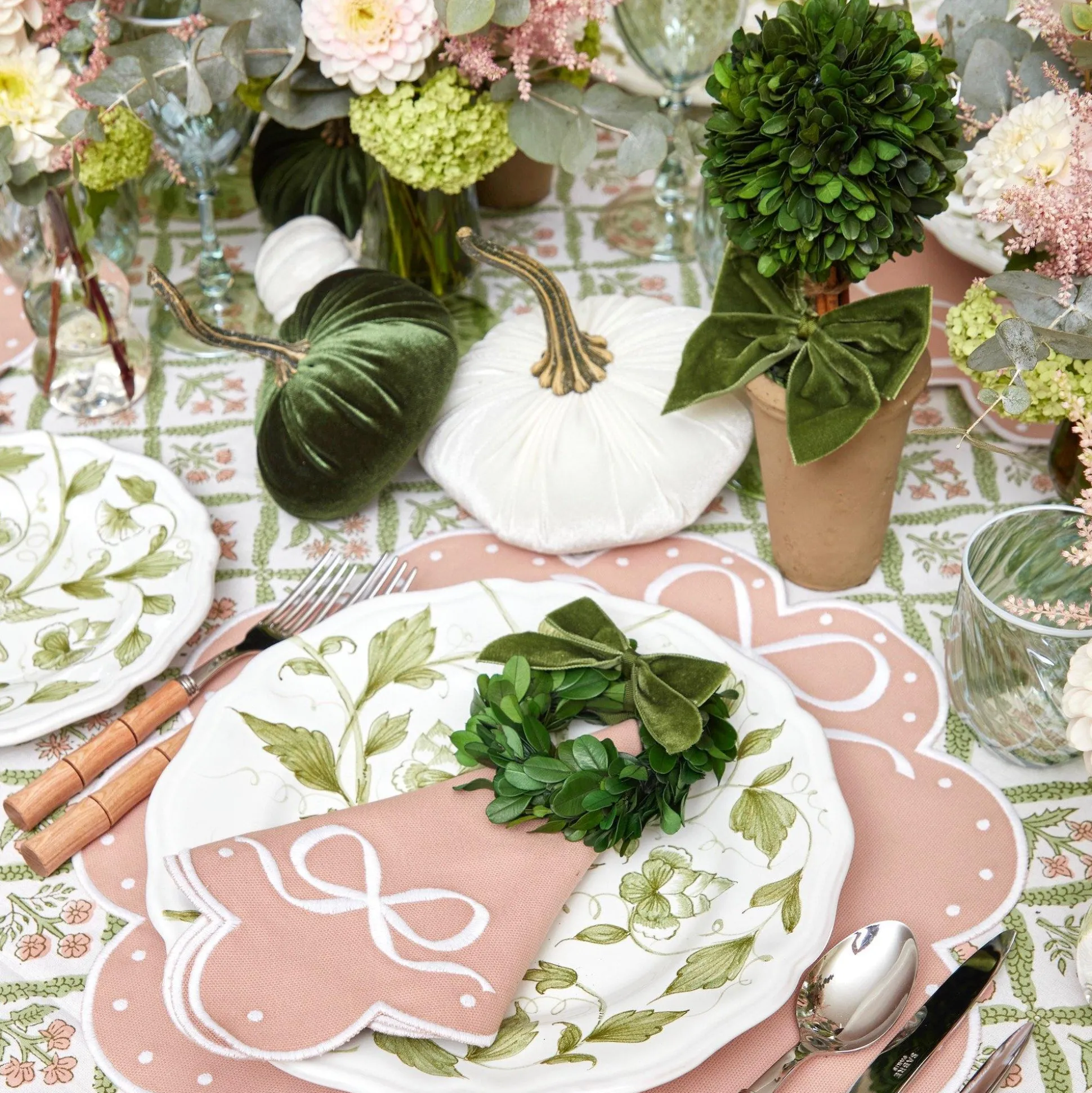 Hand Painted Hummingbird Dinner Plate
