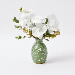 Hand Painted Tole Bud Vases (Set Of 3)