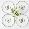 Heidi & Hans Skier Starter Plates (Set Of 4)