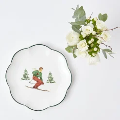 Heidi & Hans Skier Starter Plates (Set Of 4)