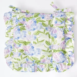 Hydrangea Seat Pad Cushions (Set Of 4)