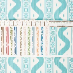 Ikat Stripe Fabric
