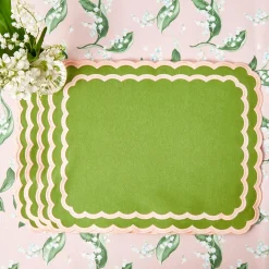 Isla Green & Pink Placemats (Set Of 4)