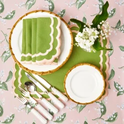 Isla Green & Pink Placemats (Set Of 4)