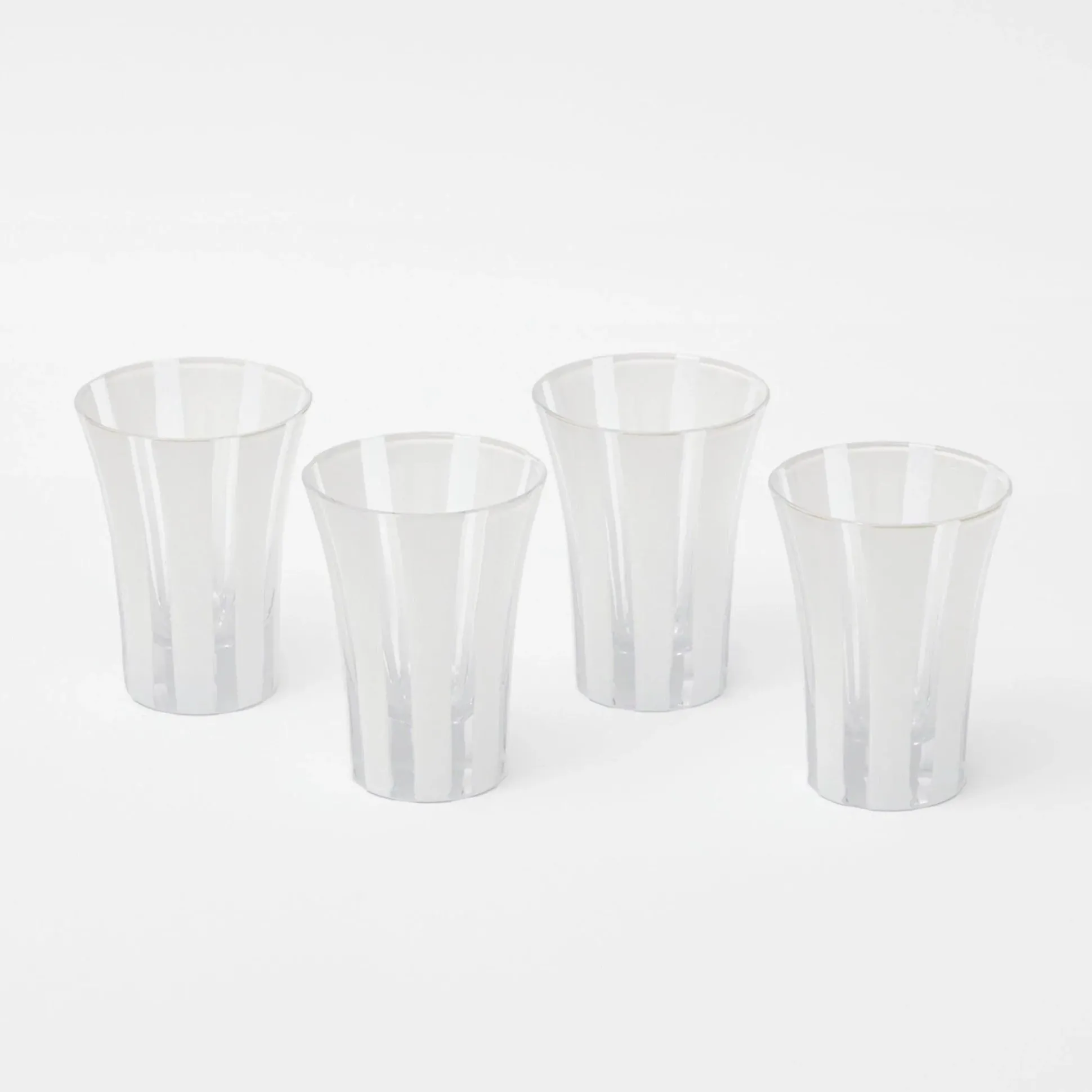 Jubilee Edition Striped Glasses (Set Of 4)