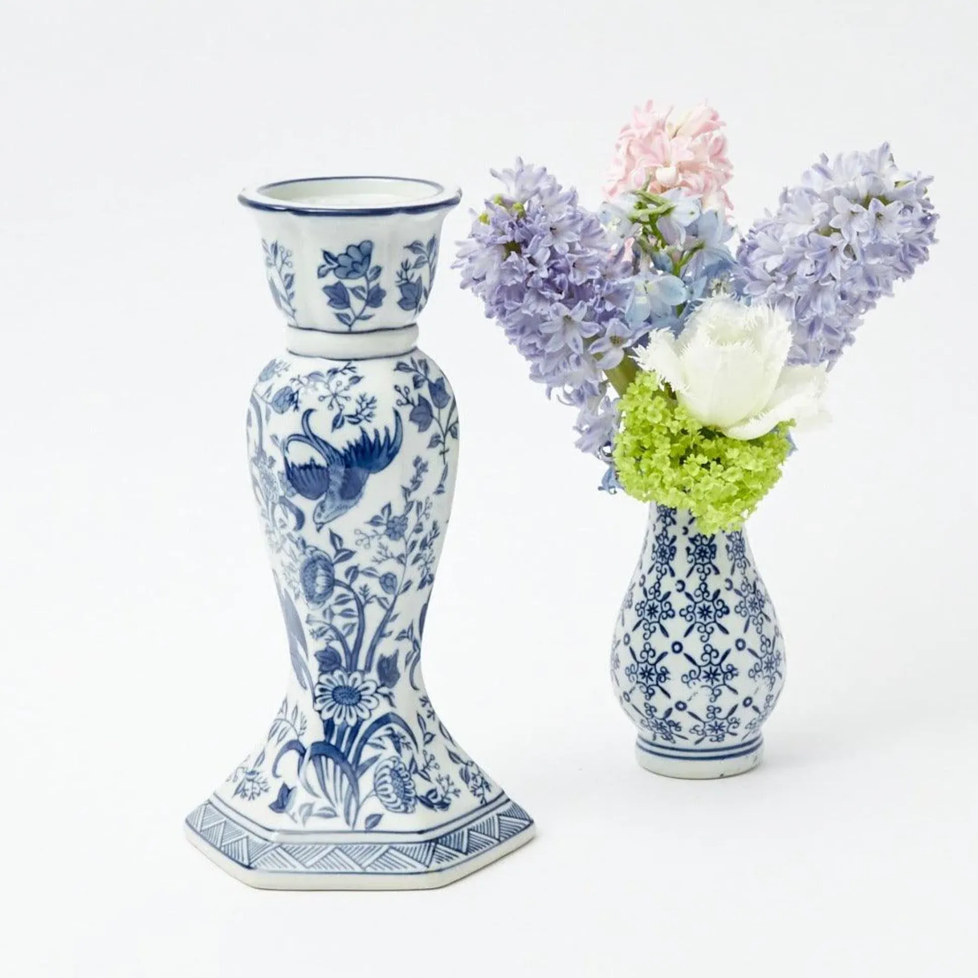 Large Chinoiserie Candle Holder