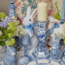 Large Chinoiserie Candle Holder