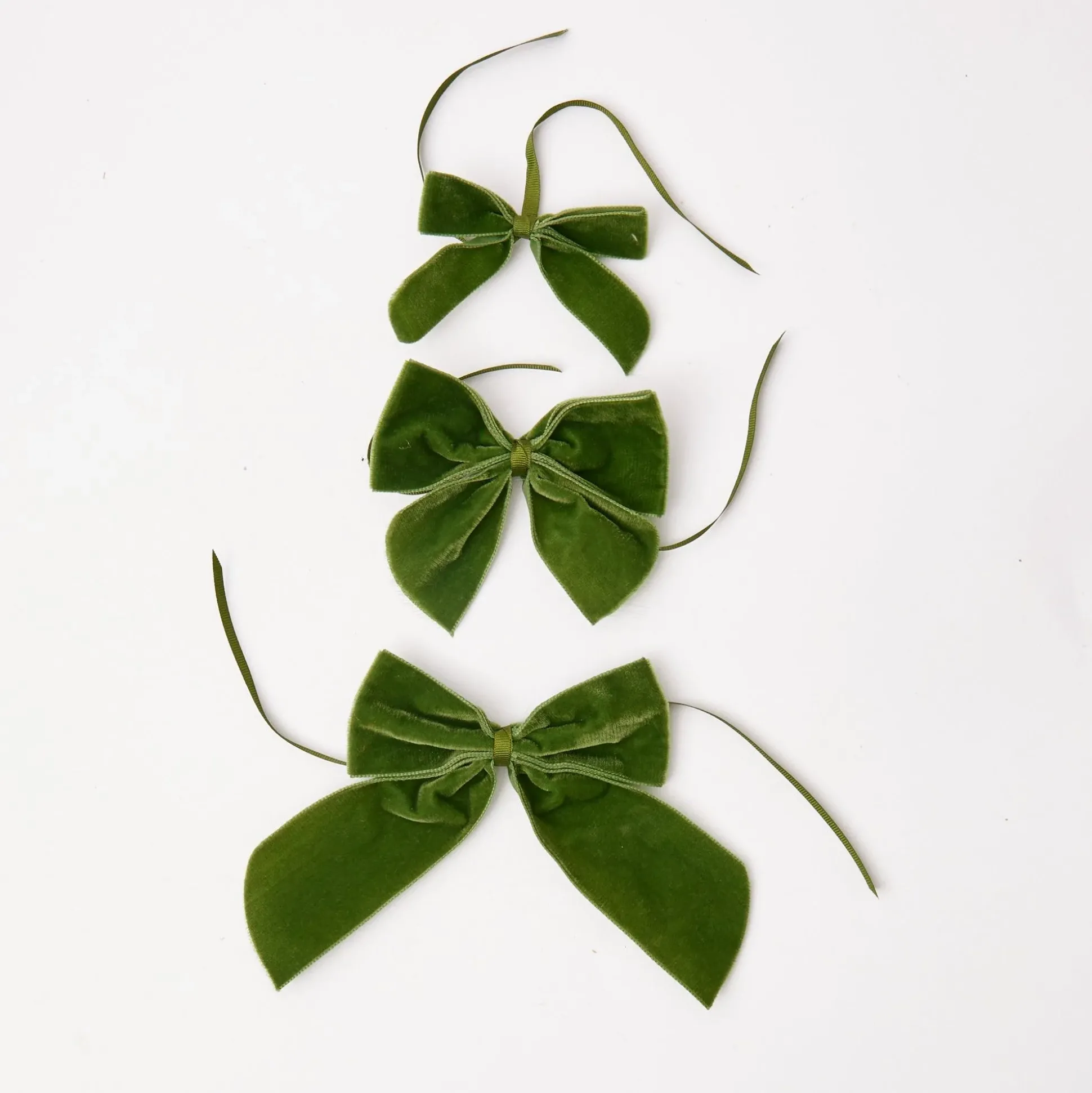 Large Forest Green Napkin Bow (Pair)