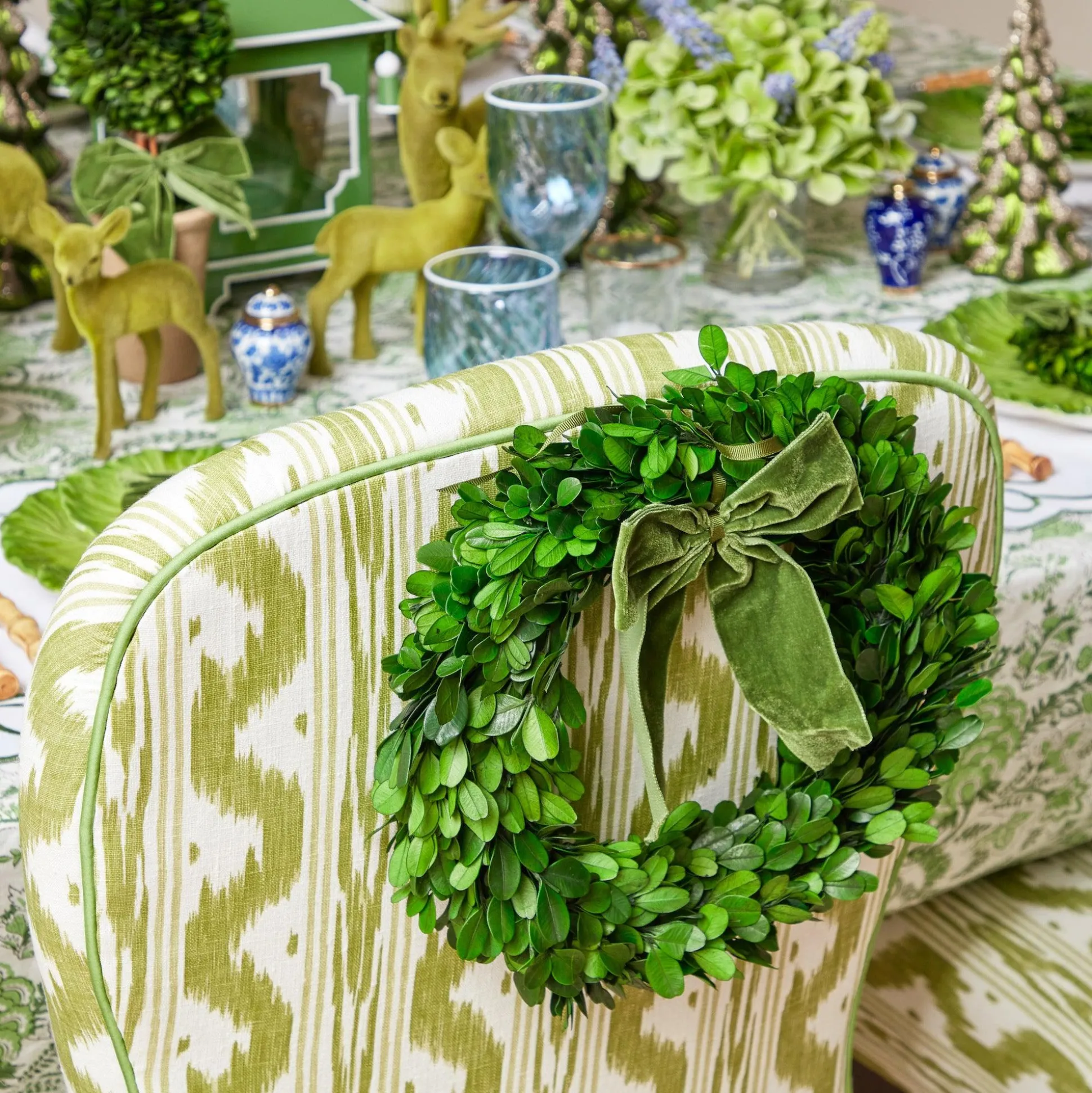 Large Forest Green Velvet Bow