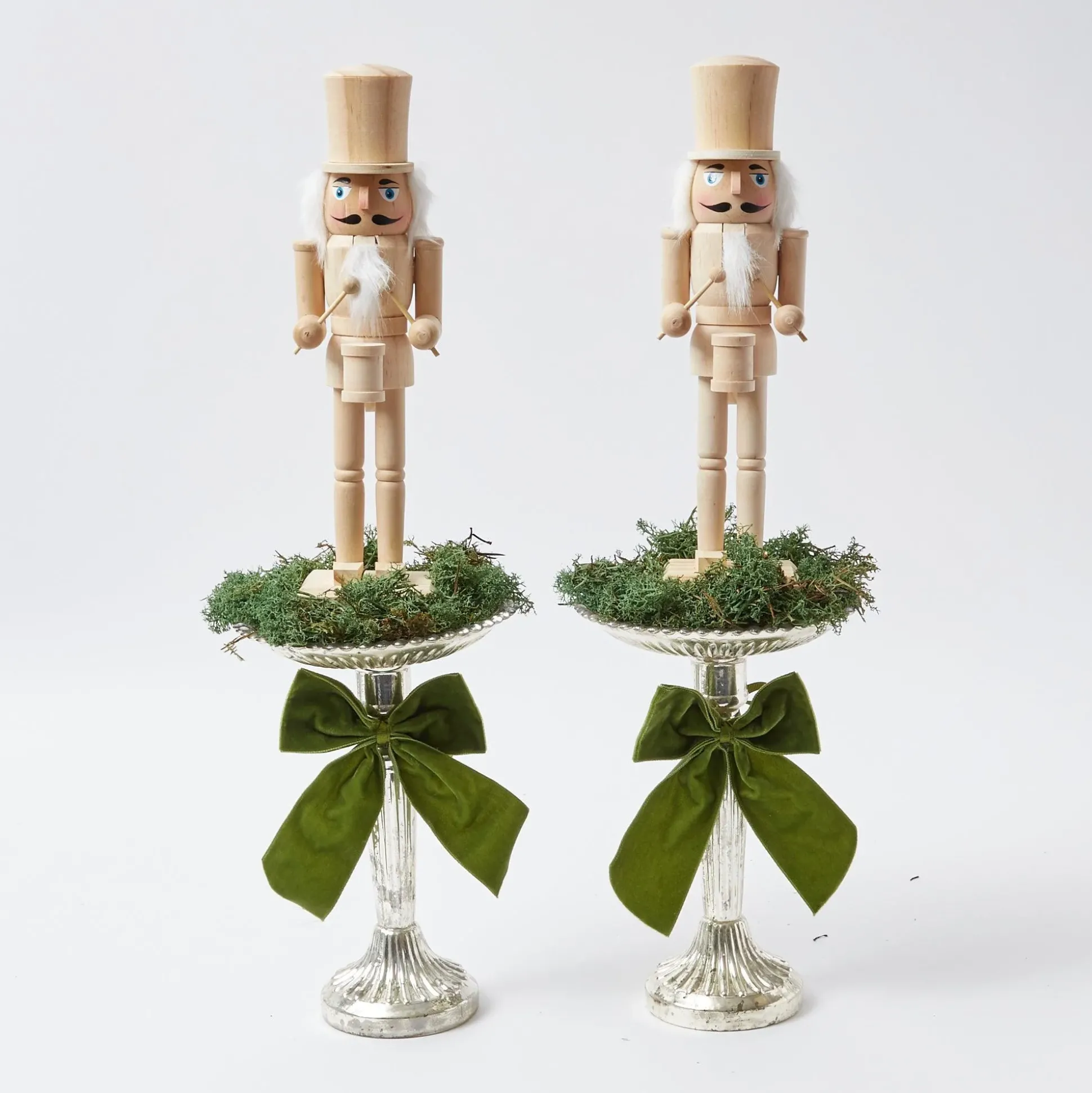 Large Mercury Pillar Candle Stand (Pair)
