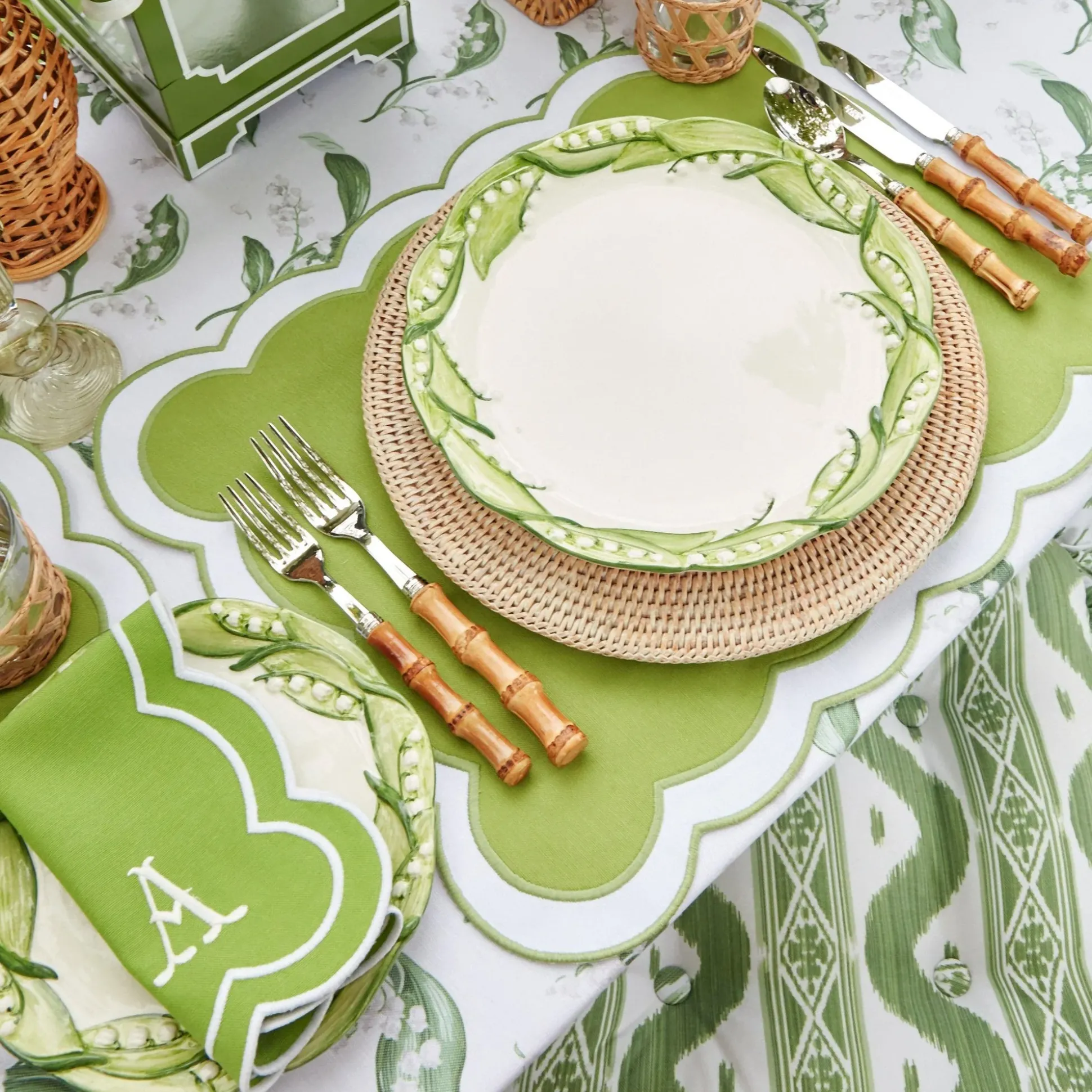Lily Of The Valley Dinner Plates (Set Of 4)