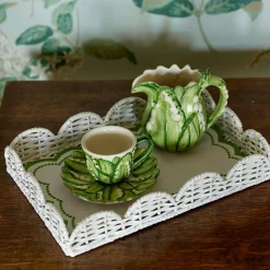 Lily Of The Valley Espresso Cup & Saucer