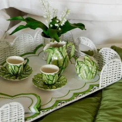 Lily Of The Valley Espresso Cup & Saucer