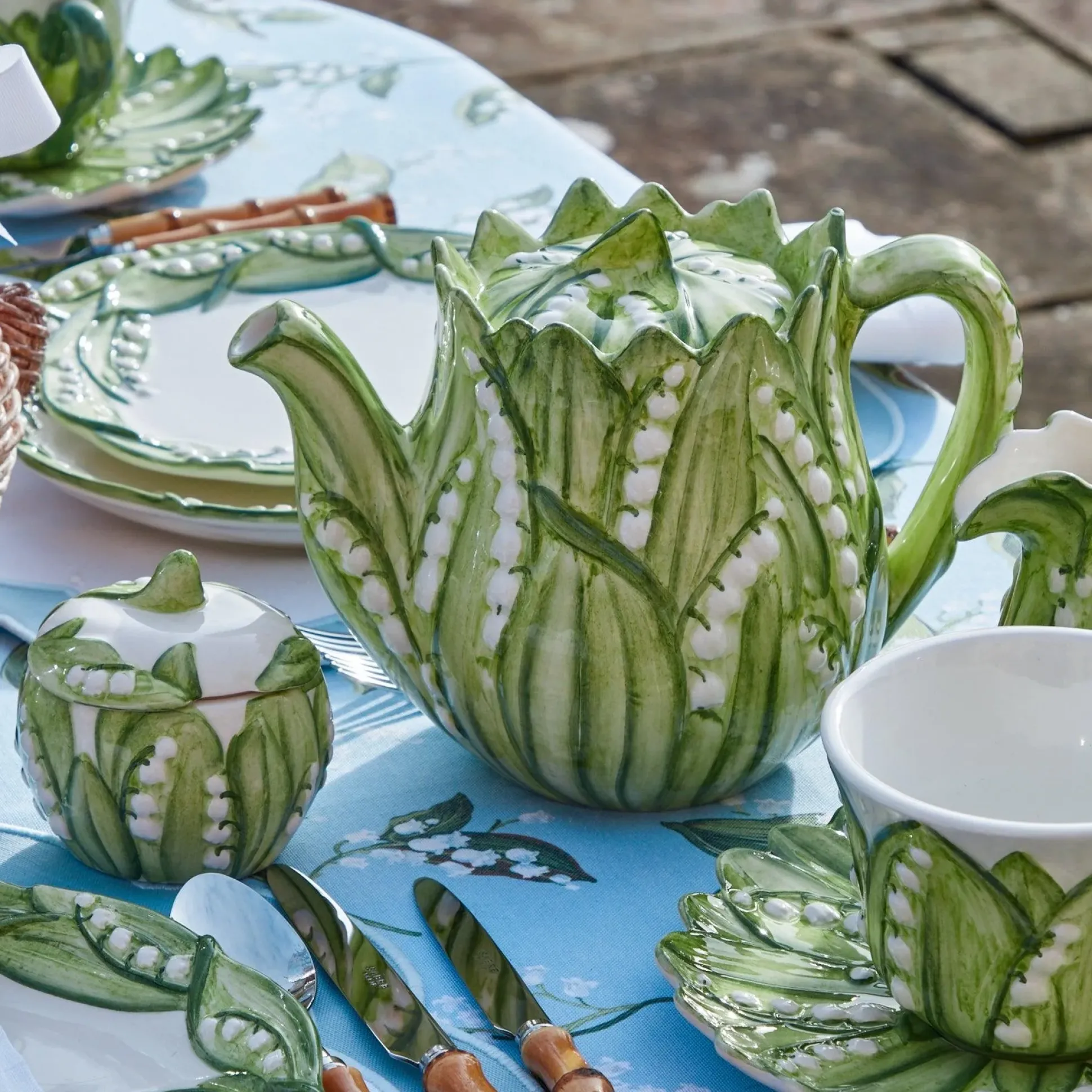 Lily Of The Valley Sugar Pot