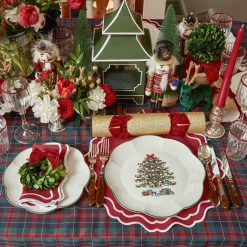 Mrs. Alice Christmas Tree Dinner Plate (Set Of 4)