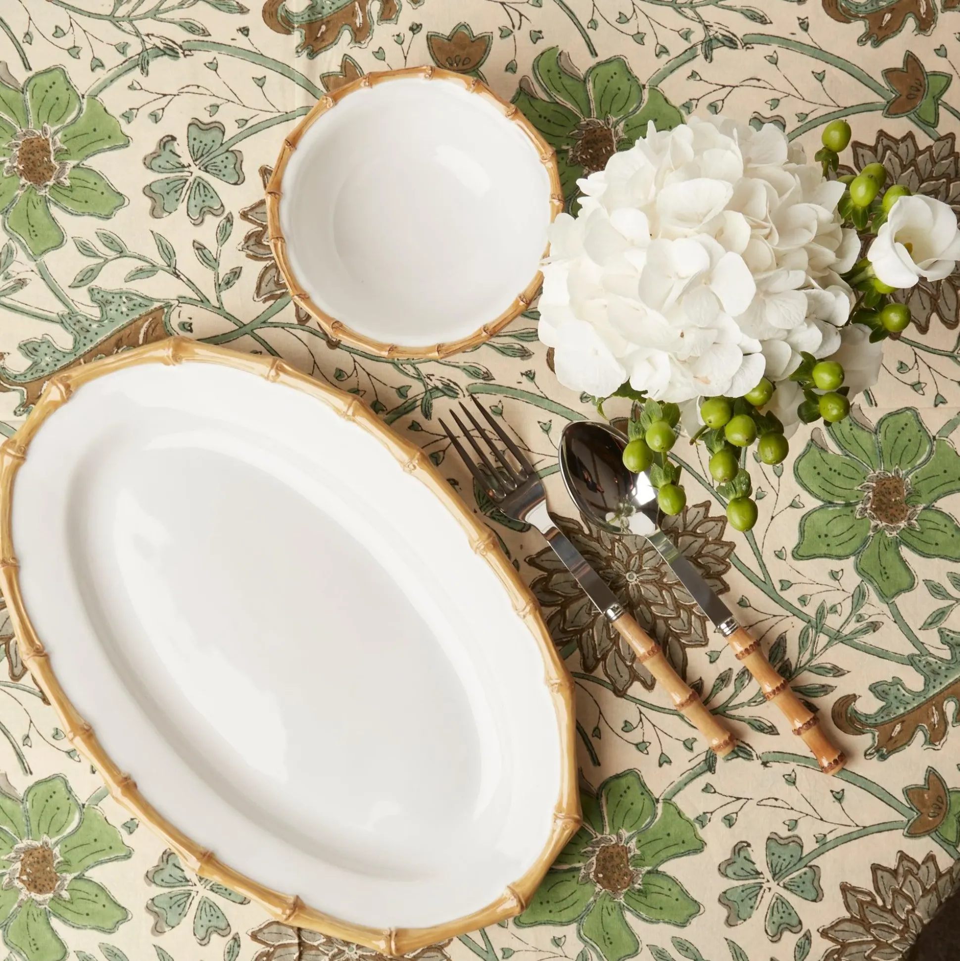 Nancy Bamboo Oval Platter