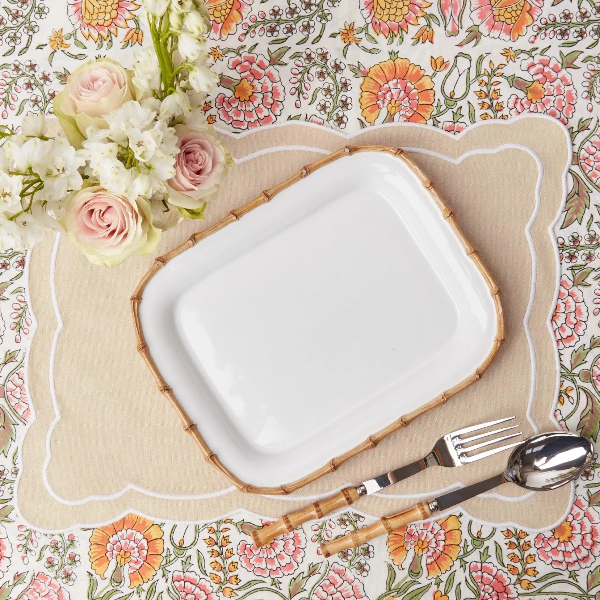 Nancy Bamboo Rectangle Platter