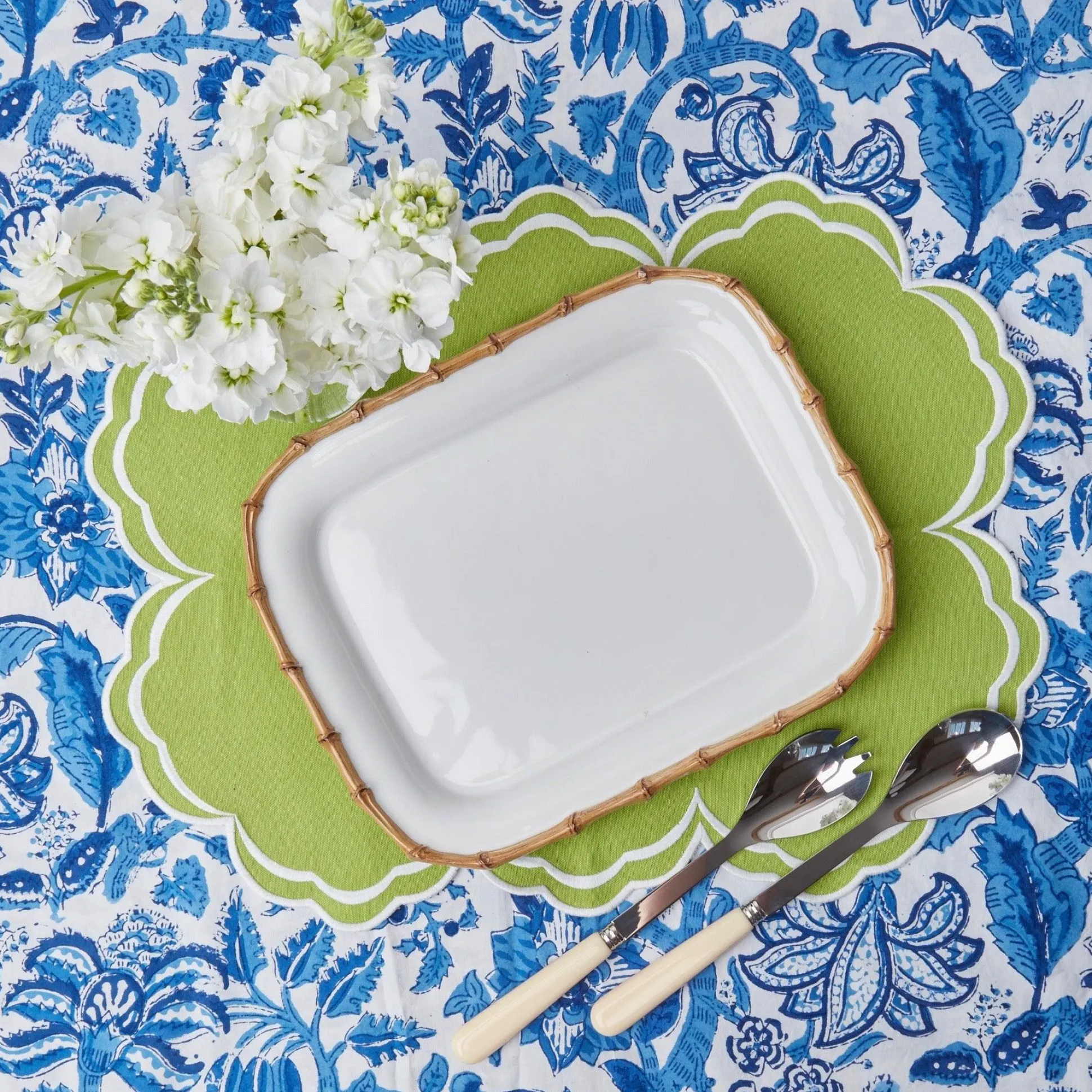 Nancy Bamboo Rectangle Platter