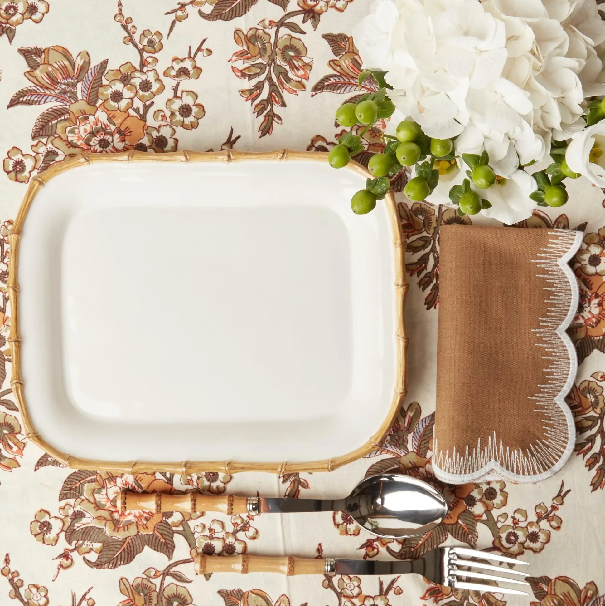 Nancy Bamboo Rectangle Platter