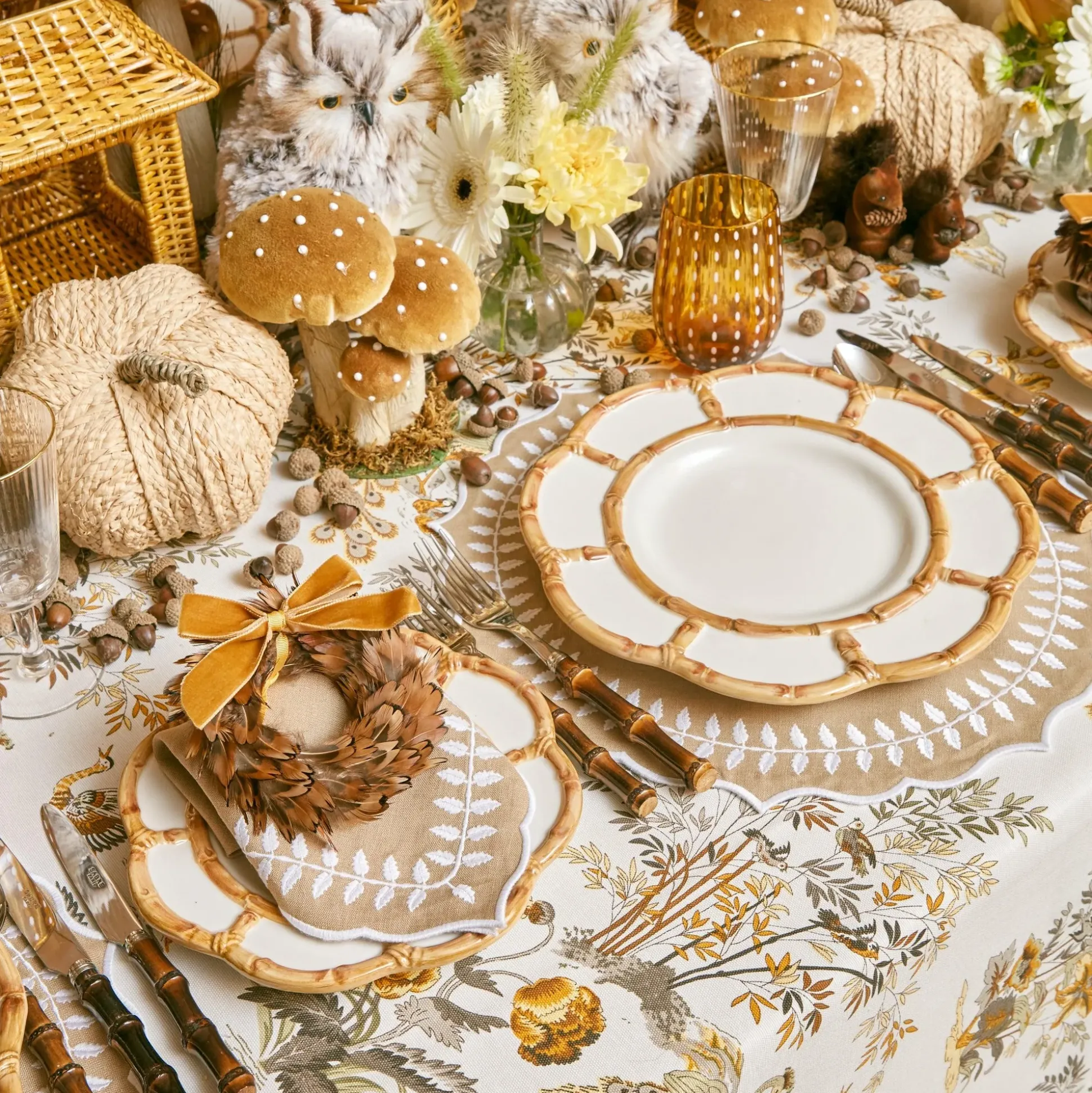 Natural Laurel Napkins (Set Of 4)
