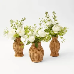 Natural Rattan Pagoda Decoration Set