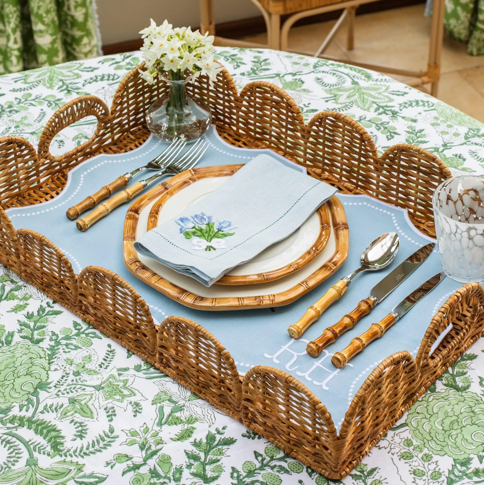 Octavia Blue Tray Liner
