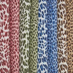 Olive Green Leopard Fabric
