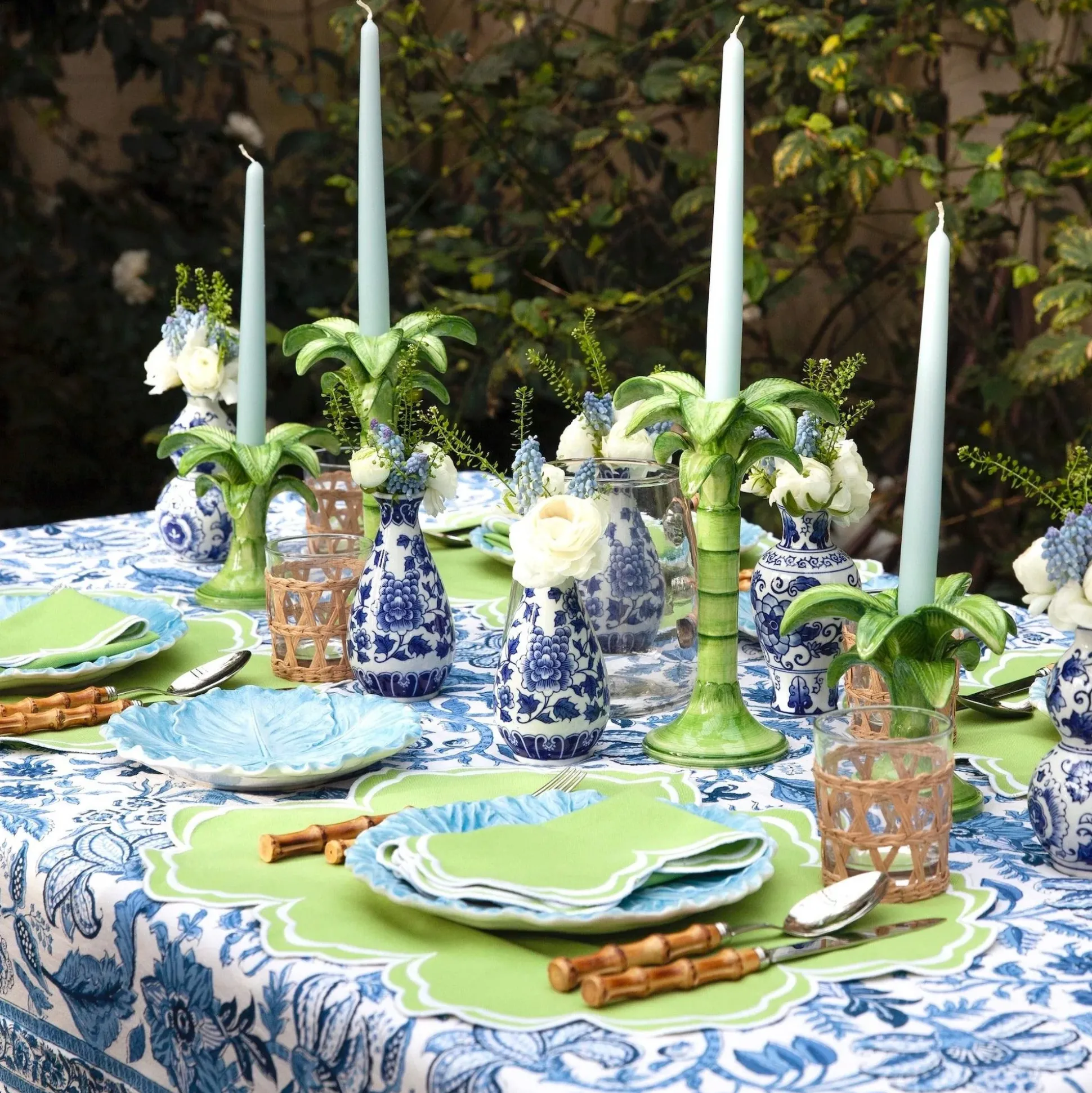 Palm Leaf Candle Holder (Large)