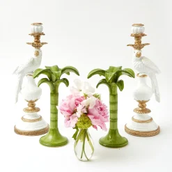 Palm Leaf Candle Holder (Large)